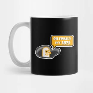 Finally 2021 - happy new year - Christmas gift Mug